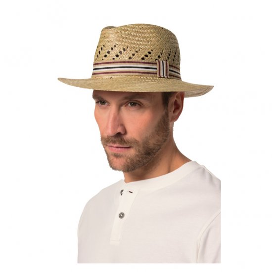 JP1880 Straw Hat Woven Yellow - Acessórios - 