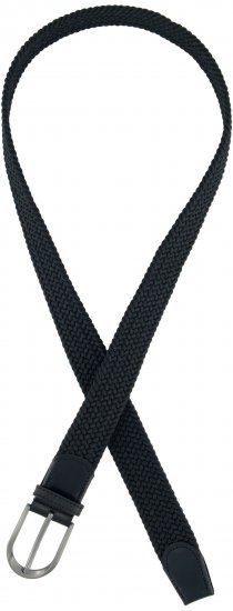 Ulla Popken Elastic Belt Black - Cintos de mulher - 