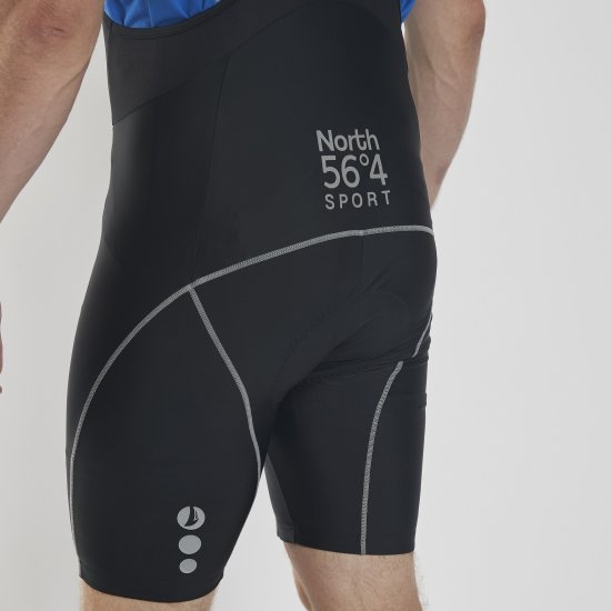 North Latitude Bike Shorts With Suspenders Black TALL - Roupa desportiva & Outdoor - Roupa Desportiva Tamanhos Grandes