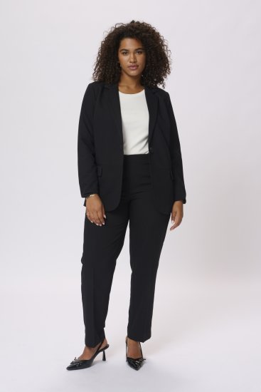 Kaffe Curve Sakira Blazer Preto Profundo - Blazers e Coletes - 