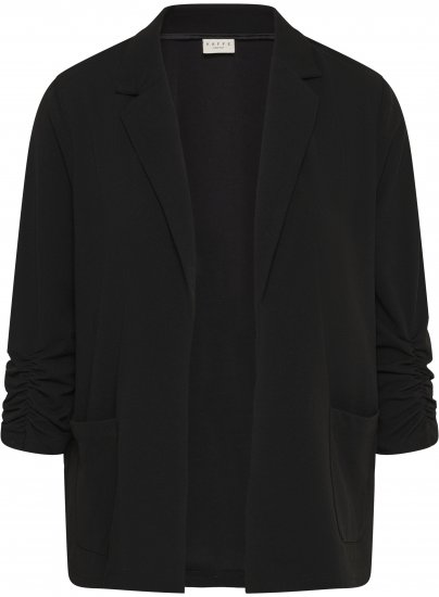 Kaffe Curve Pheolo 3/4 Sleeve Blazer Black Deep - Blazers e Coletes - 