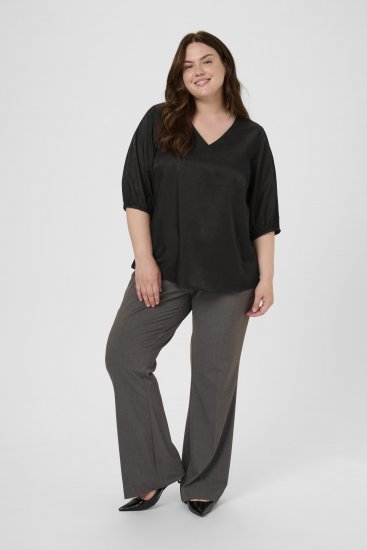 Kaffe Curve Ada Blouse Black - Blusas - 