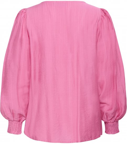 Kaffe Curve Sofia Blouse Pink Power - Blusas - 