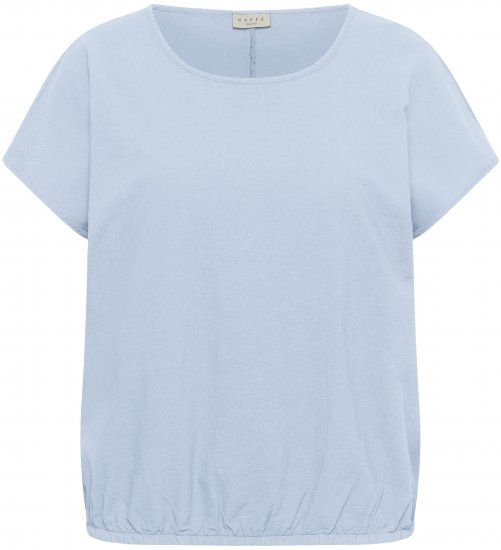 Kaffe Curve Nana Blusa de manga curta Azul - Blusas e Túnicas - 