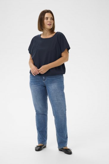 Kaffe Curve Nana Blusa de manga curta - Blusas e Túnicas - 