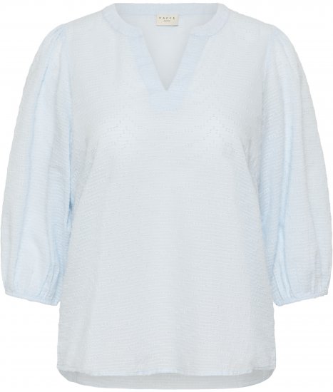 Kaffe Curve Penelopia Blouse Nantucket Breeze Blue - Blusas - 
