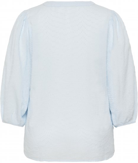Kaffe Curve Penelopia Blouse Nantucket Breeze Blue - Blusas - 
