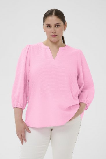 Kaffe Curve Penelopia Blouse Pink Frosting - Blusas - 