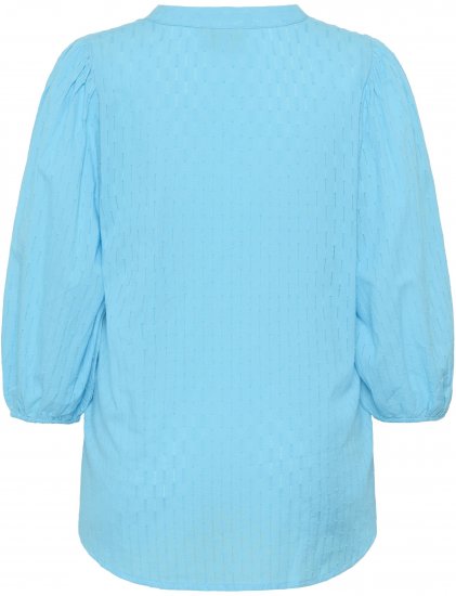 Kaffe Curve Thea Blouse Aquarius Blue - Blusas e Túnicas - 