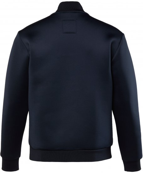 JP1880 College Jacket Scuba Fabric with Zipper Navy - Casacos - Casacos Homem Tamanhos Grandes