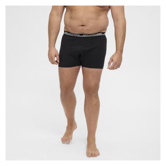 North Latitude 5-Pack Boxershorts Black - Boxers - Boxers Homem Tamanhos Grandes