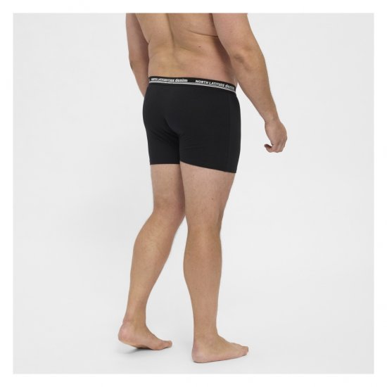 North Latitude 5-Pack Boxershorts Black - Boxers - Boxers Homem Tamanhos Grandes