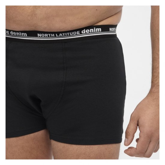 North Latitude 5-Pack Boxershorts Black - Boxers - Boxers Homem Tamanhos Grandes