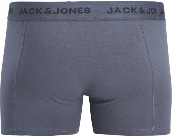 Jack & Jones jeremiah Solid Trunks 3-Pack Navy Blazer - Roupa Interior & natação - Roupa interior Homem Tamanhos Grandes