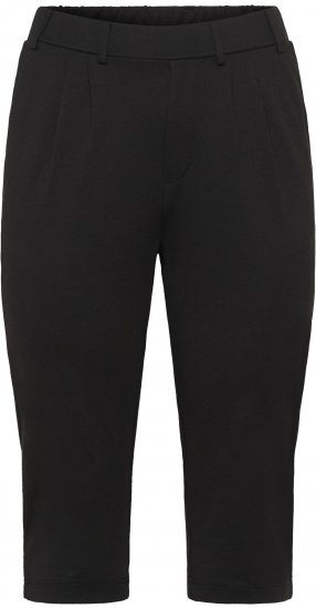 Kaffe Curve Jenna Capri Pants Black - Calças - 
