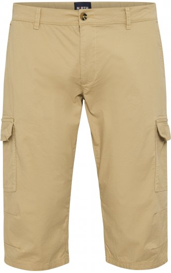 North Latitude 51136 Capri Shorts Beige - Calções - Calções Homem Tamanhos Grandes