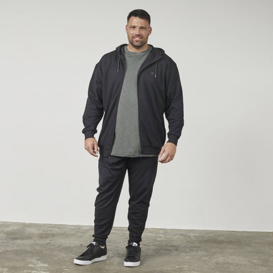 North Latitude 61325 Cardigan Com Capuz Preto - Sweatshirts & hoodies - Sweatshirt & Camisolas com Capuz tamanhos grandes