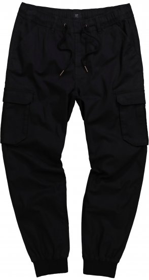 JP1880 Cargo Trousers with Many Pockets Stretchy Black - Jeans & calças - Jeans & Calças Tamanhos Grandes Homem