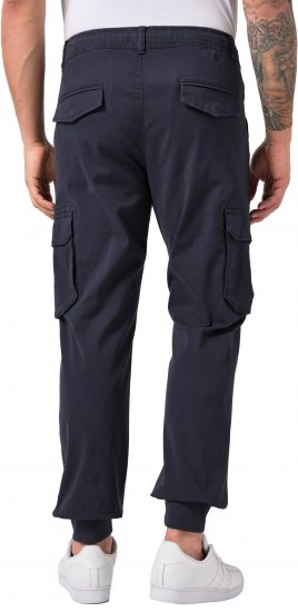 JP1880 Stretchy FLEXNAMIC Cargo Pants Navy - Calças cargo - Calças Cargo Tamanhos Grandes Homem