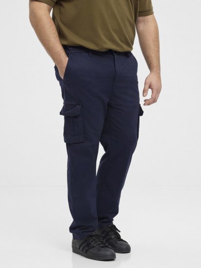 North Latitude 51141 Stretch Cargo Pants Navy - Jeans & calças - Jeans & Calças Tamanhos Grandes Homem