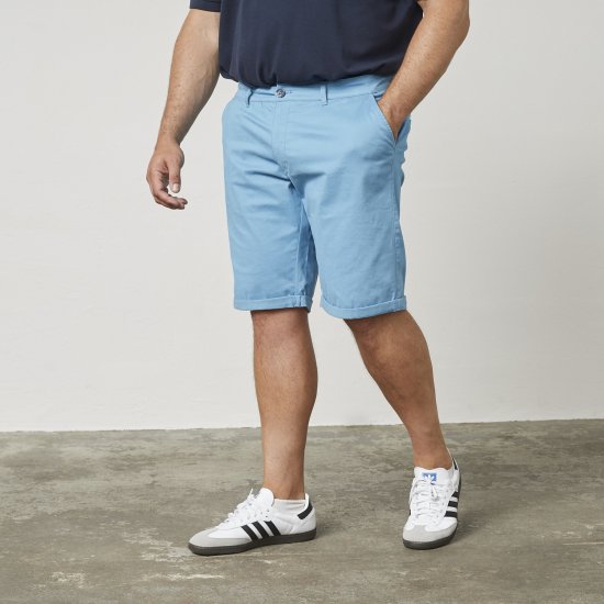 North Latitude 61147 Calções Chino Azul Médio - Calções - Calções Homem Tamanhos Grandes