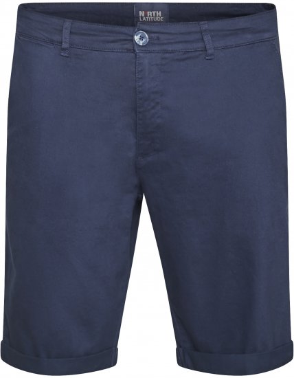 North Latitude 61147 Calções Chino Azul Marinho - Calções - Calções Homem Tamanhos Grandes