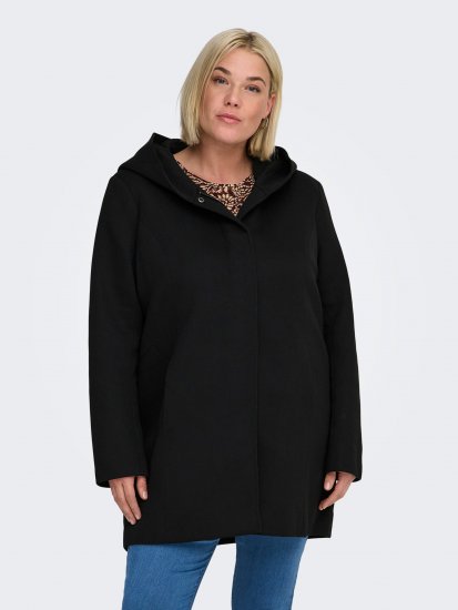 Only Carmakoma Sedona Light Coat Black - Casacos de inverno - 