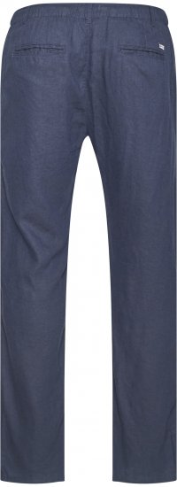 North Latitude 61155 Calças De Linho De Ajuste Confortável Azul Marinho - Jeans & calças - Jeans & Calças Tamanhos Grandes Homem