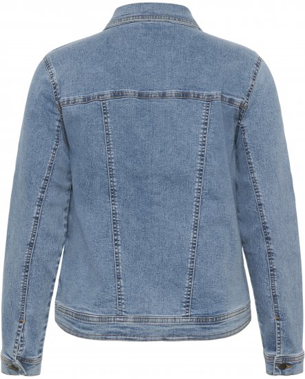 Kaffe Curve Vilana Denim Jacket Washed Blue - Casacos de ganga - 
