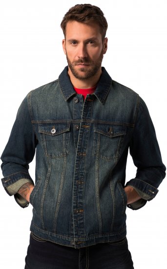 JP1880 Denim Jacket Dark Blue Denim - Casacos - Casacos Homem Tamanhos Grandes