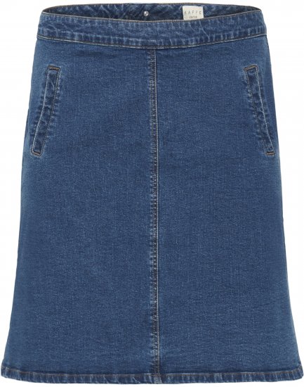 Kaffe Curve Leni Denim Skirt Blue - Saias - 