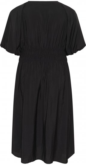 Kaffe Curve Neela Dress Black - Vestidos midi - 