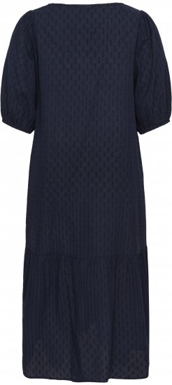 Kaffe Curve Thea Dress Midnight Marine - Vestidos maxi - 