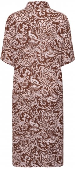 Kaffe Curve Thina Ami Shirt Dress Henna Brown - Kaffe Curve - 