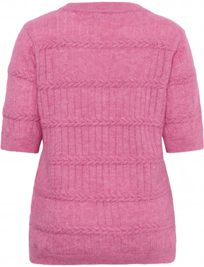 Kaffe Curve Minia Pullover Pink Power Melange - Camisolas de malha - 