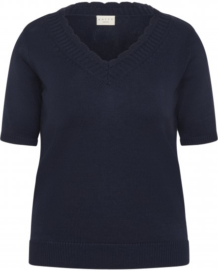 Kaffe Curve Leani Knitted Pullover Midnight Marine - Camisolas de malha - 