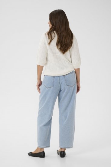 Kaffe Curve Lotia Pullover Chalk - Camisolas de malha - 