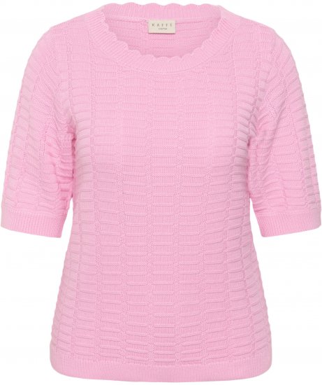 Kaffe Curve Lotia Pullover Pink Frosting - Camisolas de malha - 