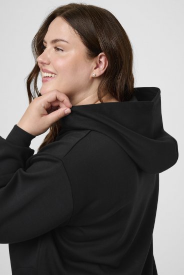 Kaffe Curve Annita Sweatshirt Black - Hoodies - 