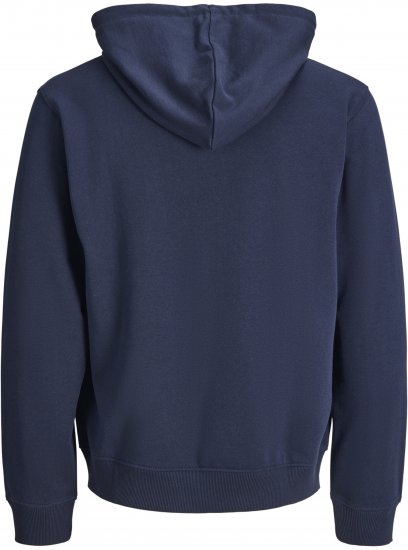 Jack & Jones College Logo Hoodie Navy - Sweatshirts & hoodies - Sweatshirt & Camisolas com Capuz tamanhos grandes