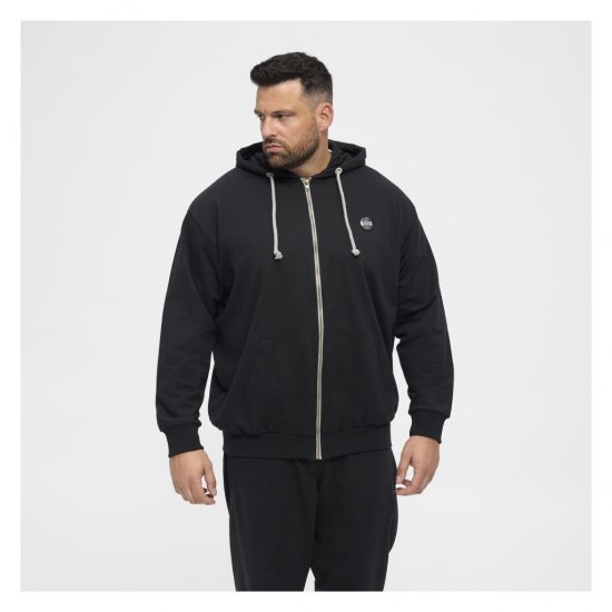 North Latitude Cardigan Hoodie Black - Sweatshirts & hoodies - Sweatshirt & Camisolas com Capuz tamanhos grandes