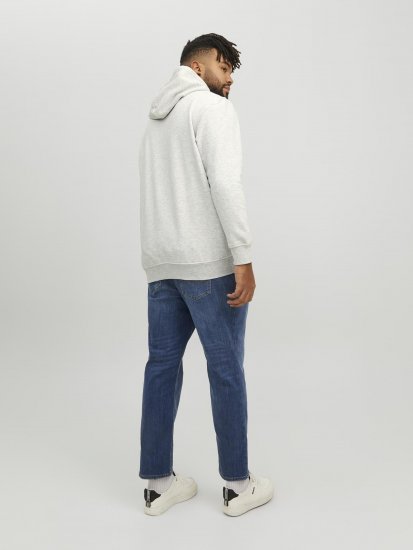 Jack & Jones Codyy Hoodie White - Sweatshirts & hoodies - Sweatshirt & Camisolas com Capuz tamanhos grandes