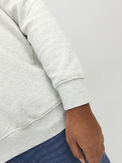 Jack & Jones Codyy Hoodie White - Sweatshirts & hoodies - Sweatshirt & Camisolas com Capuz tamanhos grandes