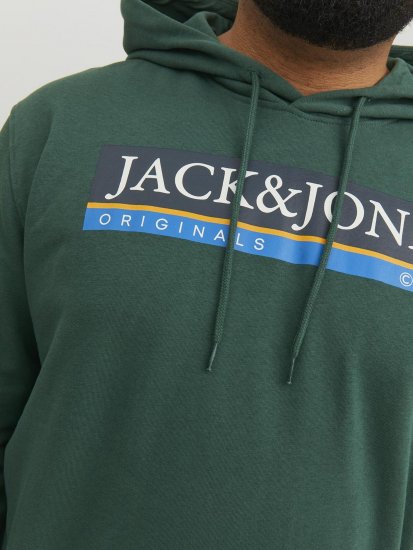 Jack & Jones Codyy Hoodie Green - Sweatshirts & Hoodies - Sweatshirt & Camisolas com Capuz tamanhos grandes