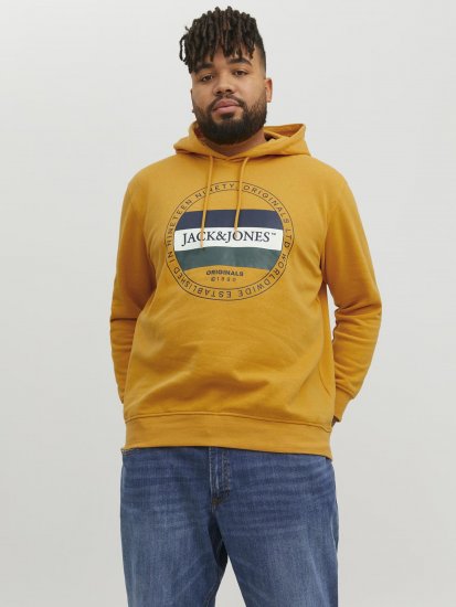Jack & Jones Codyy Hoodie Yellow - Sweatshirts & hoodies - Sweatshirt & Camisolas com Capuz tamanhos grandes