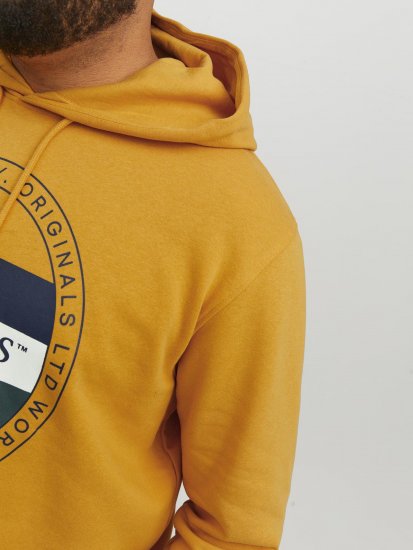 Jack & Jones Codyy Hoodie Yellow - Sweatshirts & hoodies - Sweatshirt & Camisolas com Capuz tamanhos grandes
