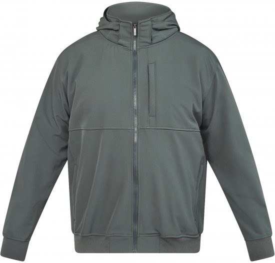 North Latitude 61301 Casaco Softshell com Capuz Amovível Verde Escuro - Casacos - Casacos Homem Tamanhos Grandes