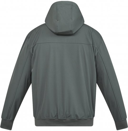 North Latitude 61301 Casaco Softshell com Capuz Amovível Verde Escuro - Casacos - Casacos Homem Tamanhos Grandes