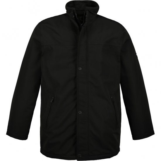 JP1880 Jacket Business Waterproof Windproof Black TALL - ROUPAS DE HOMEM MT-6XLT - Tamanhos-Tall Homem
