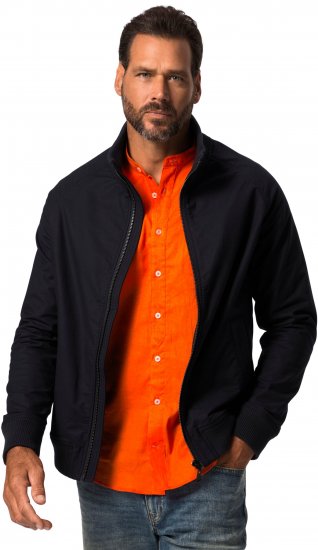 JP1880 Blouson Jacket FLEXNAMIC with Stand-up Collar Navy - Casacos - Casacos Homem Tamanhos Grandes